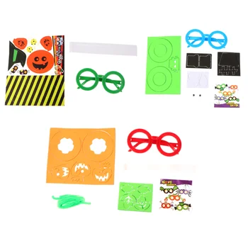 

4 Set Halloween Glasses Frame Costume Eyeglasses for Party(Random Pattern)