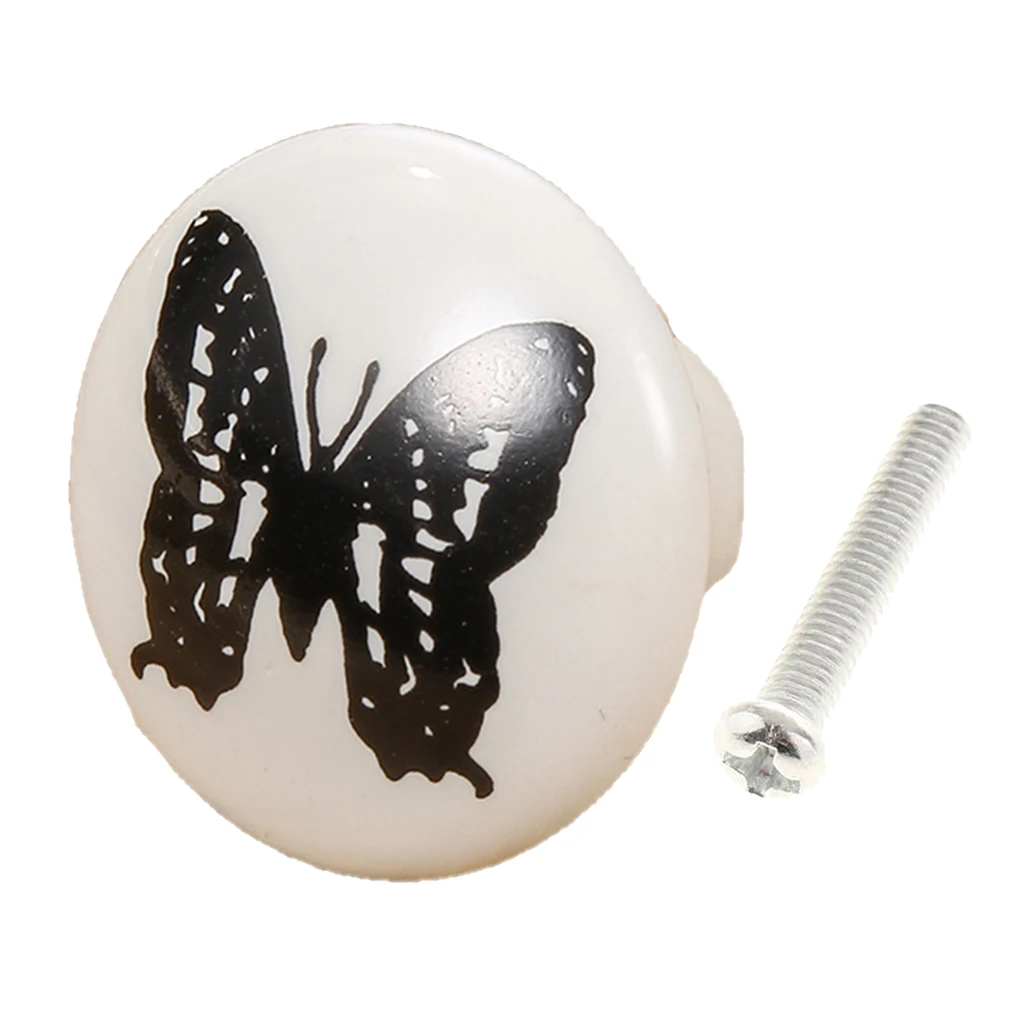 Roman Clock Designed Ceramic Knobs For Cupboard Cabinet Drawer Pulls Hardware Cupboard Wardrobe Closet