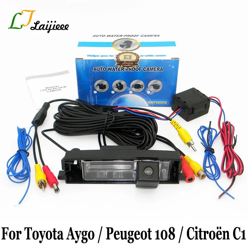 

For Toyota Aygo / Peugeot 108 / Citroen C1 2014~Present / HD CCD Night Vision Auto Rear View Camera / Car Reverse Parking Camera