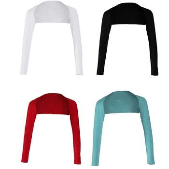

Ladies Ramadan Muslim One-piece Long Sleeves Arm Cover Shrug Hijab