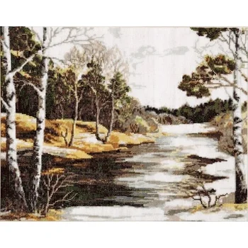 

738 Set for embroidery Hobby & Pro 'Spring', 37*28 cm
