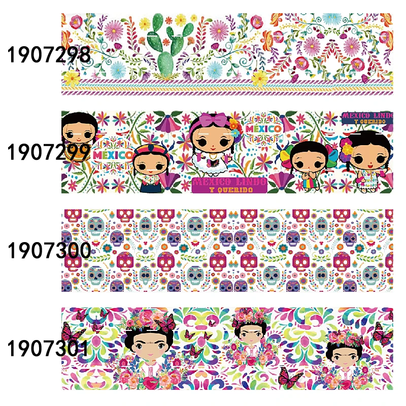 

FLRARibbon 3 inch mexican flower dolls liston