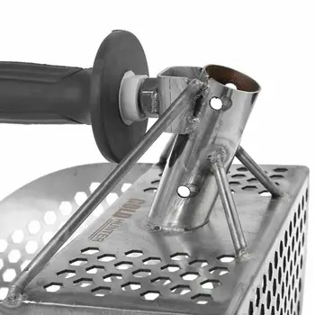 

Detecting Gold Stainless Steel Sand Scoop Spade Digging Shovel Accessories Durable Metal Detector Hexahedron Holes Underwater