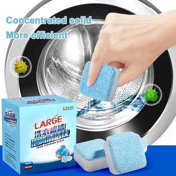

LARGE 180g Washing Machine Effervescent Tablets Decontamination And Sterilization Automatic Drum Washing Machine