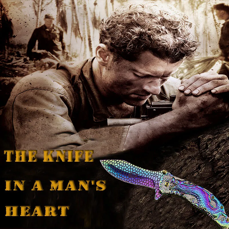 

3DCarved Collection God Dragon Tactical Fold Knives Wilderness Hunting Fishing Gear Pocket Combat Survival EDC Knife