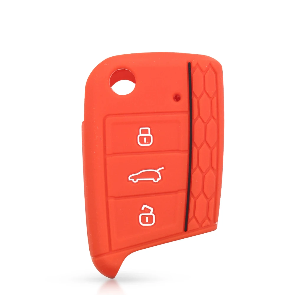Cover in silicone chiave telecomando per Volkswagen VW Golf 7 Mk7 Skoda Octavia A7 SEAT Leon Ibiza - Hf9bdbda9020e4a8b83bb3655af5842b5C