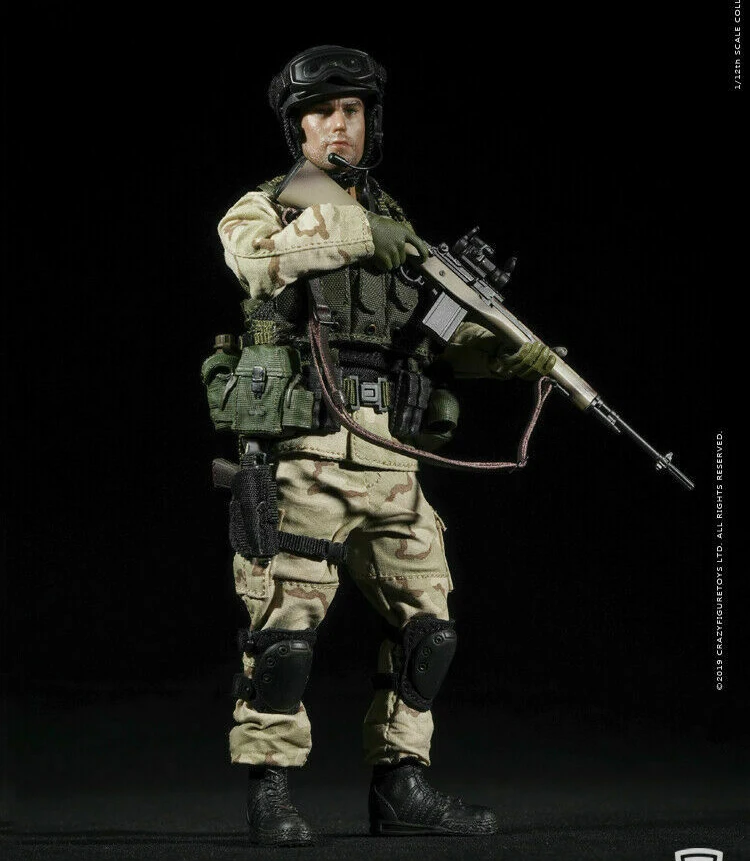 CrazyFigure LW006 LW003 1/12 военный M14 США Delta спецназ операция Готическая змея Solider полный набор игрушек для фанатов