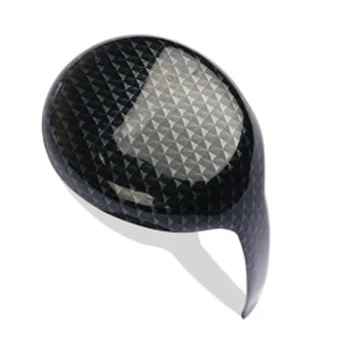 

Carbon Fiber black Knob Cover Inner Gear Adhesive Accessory Decoration
