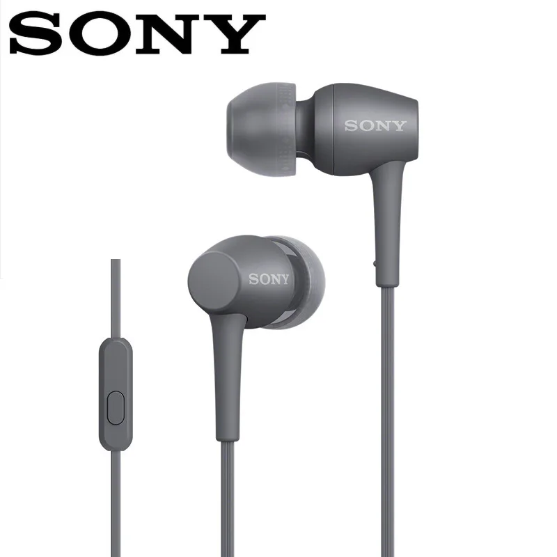 Оригинальные наушники SONY IER-H500A, 3,5 мм, наушники, стерео музыка, наушники для смартфона, гарнитура с микрофоном для Xperia Z 1 2 3