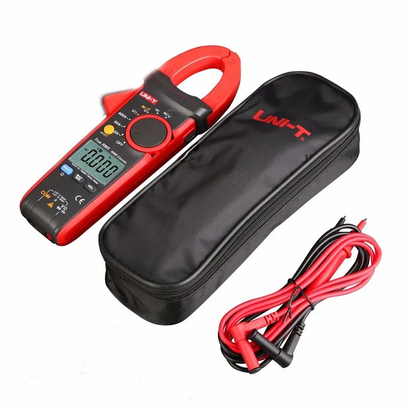 UNI-T UT216A 600A Digital Clamp Meters AC Current NCV Tester V.F.C Diode LCD Display Work Light AUTO Range Multimeters