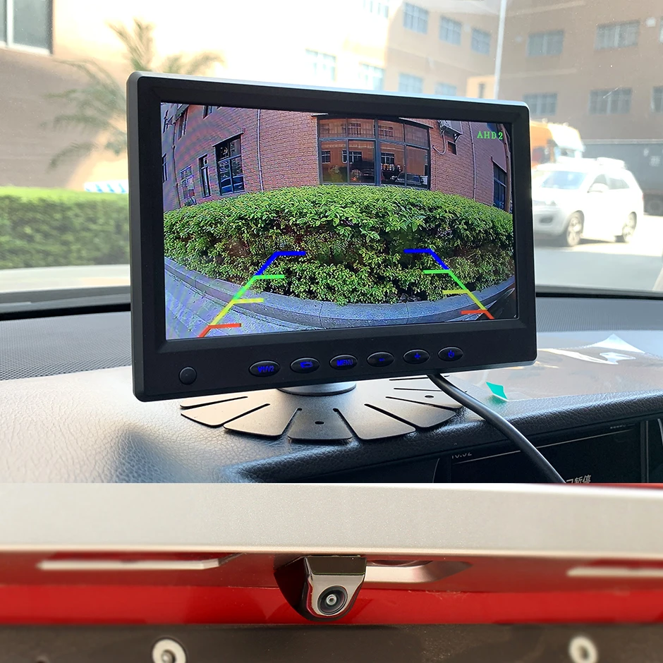 GreenYi HD AHD 1920*1080P 170 Degree Fisheye Lens Starlight Night Vision Vehicle Rear View Reverse Camera Car Universal Camera rear camera rear view camera