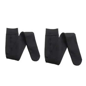 

2020 Fashion New Warm Women Thicken Ladies Black Pant Thicken Winter Warm Leggings Fur No Ball Thicker 2PCS calcetines sokken