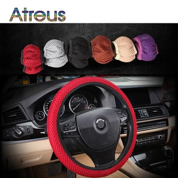 

Universal Car Steering Wheel Cover Breathable Skid for Mercedes Benz W204 W205 W203 W212 W213 cla Saab 93 Buick regal lacrosse