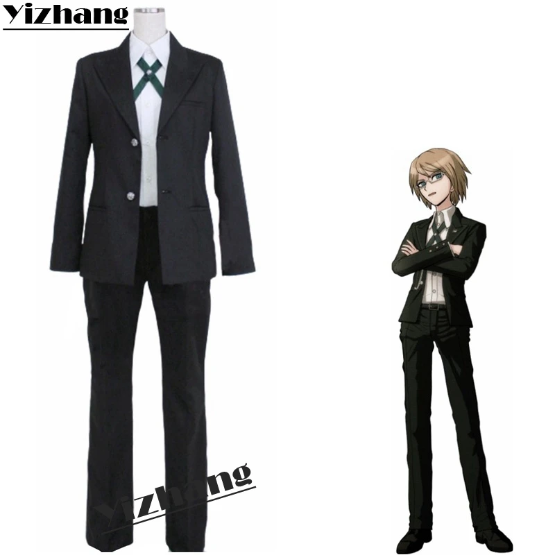 Yizhang аниме Danganronpa 2 Hinata Hajime Togami Byakuya Косплей Костюм Танака гандаму Kazuichi Souda Униформа полный комплект одежды