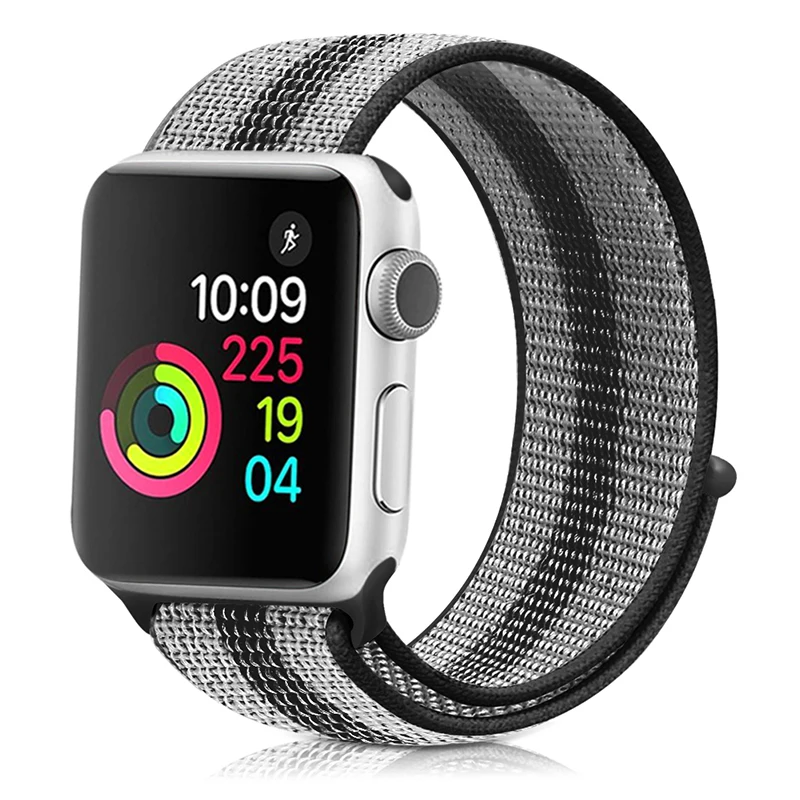 Спортивный ремешок для Apple watch 42 мм 38 мм correa 5 4 44 мм 40 мм Iwatch series 3 2 ремешок для часов браслет дышащие аксессуары - Цвет ремешка: stripe 5