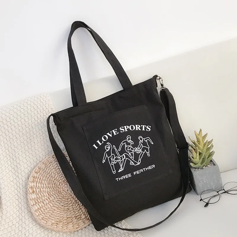 

Manufacturers Wholesale INS Super Fire Printed Canvas Bag Shoulder Handbag Students Shoulder Bag Large Capacity Canvas Bag