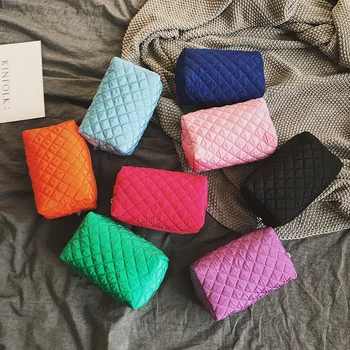 

Nylon Travel Cosmetic Bag Korean-style Portable Women's Makeup Carrying Large-Volume Simple Portable Cosmetics Storage Bag