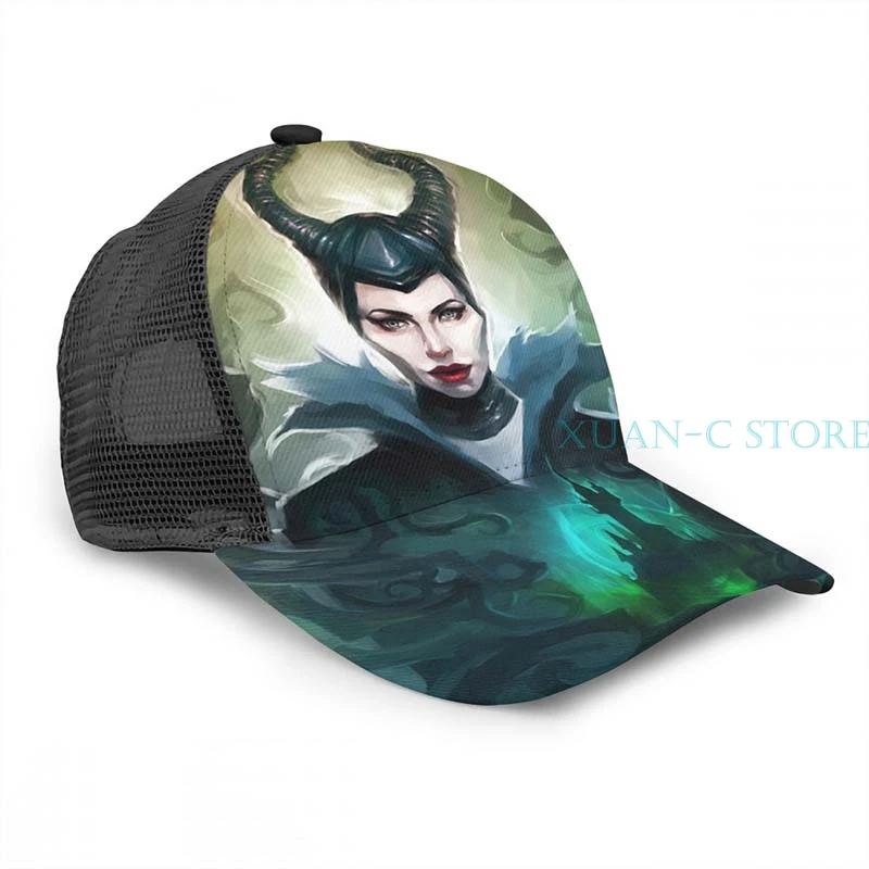 MALEFICENT баскетбольная Кепка(6) мужская и женская модная черная шляпа унисекс с принтом