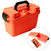 

Plastic Ammo Box Military Style Storage Ammo Can Lightweight High Strength Ammo Accessory Crate Storage Case Tactical Bullet box