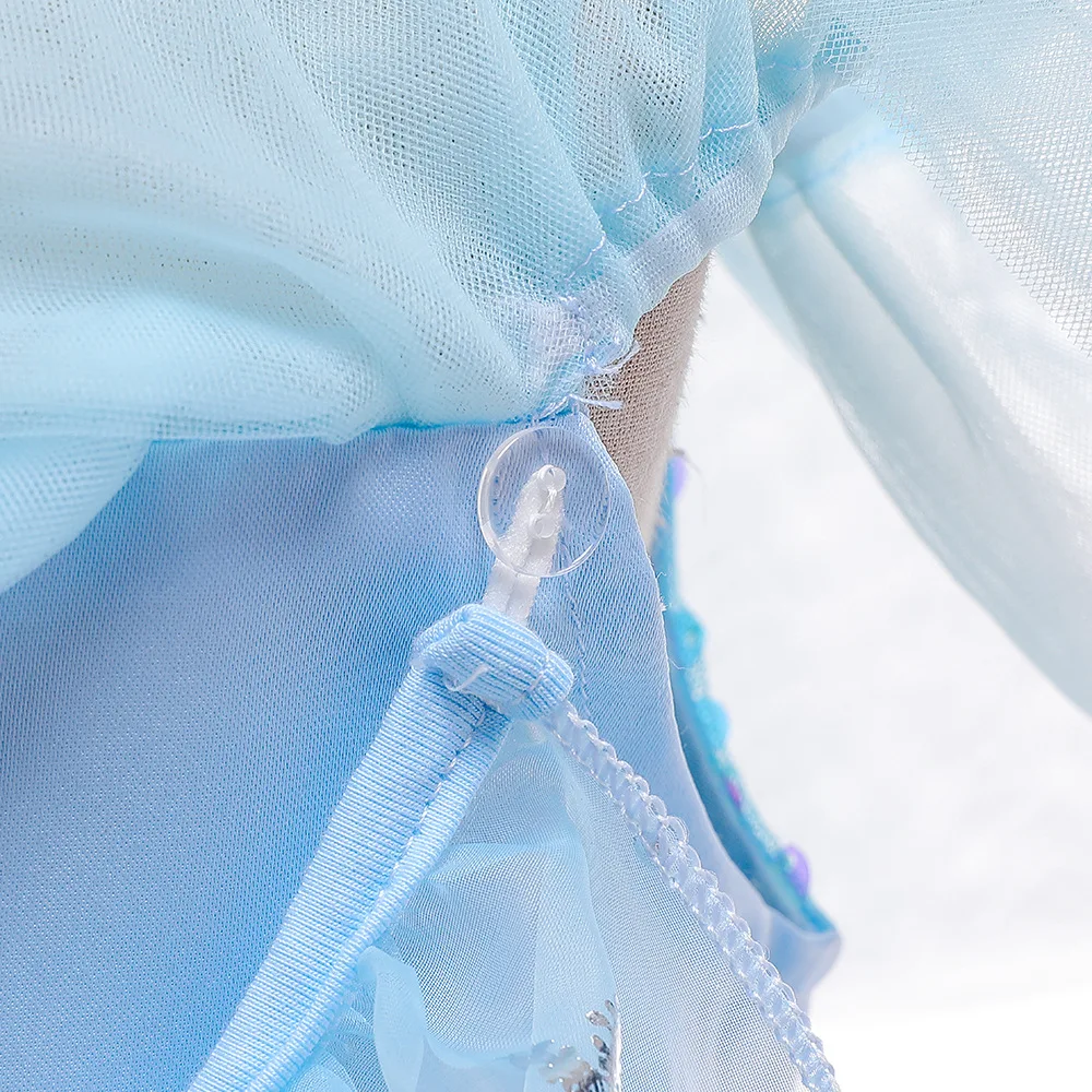 Анна 2 платье Эльзы Единорог Детские платья для девочек, платье Золушки карнавальный костюм детей Снежная королева Платье принцессы для именинницы