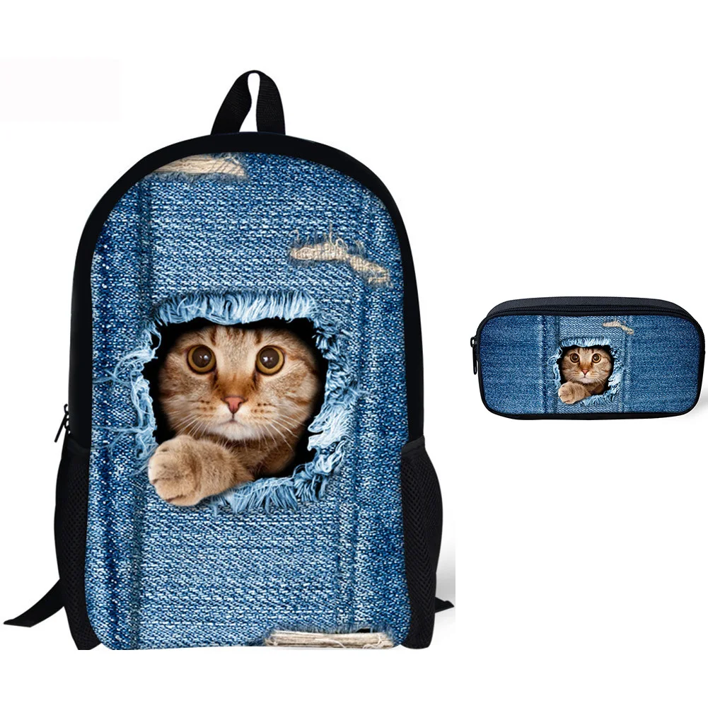 

2018 3D Model Cowboy CHILDREN'S School Bags Cartoon Animal Shoulder School Bag Creative Multi-functional Backpack