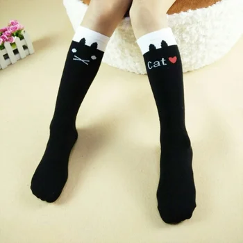 

Kids Cotton Cartoon Cute Socks Animal Baby Cotton Socks Knee High Long Leg Warmers Socks Boy Girl Children Socks 2020 3-8 Years