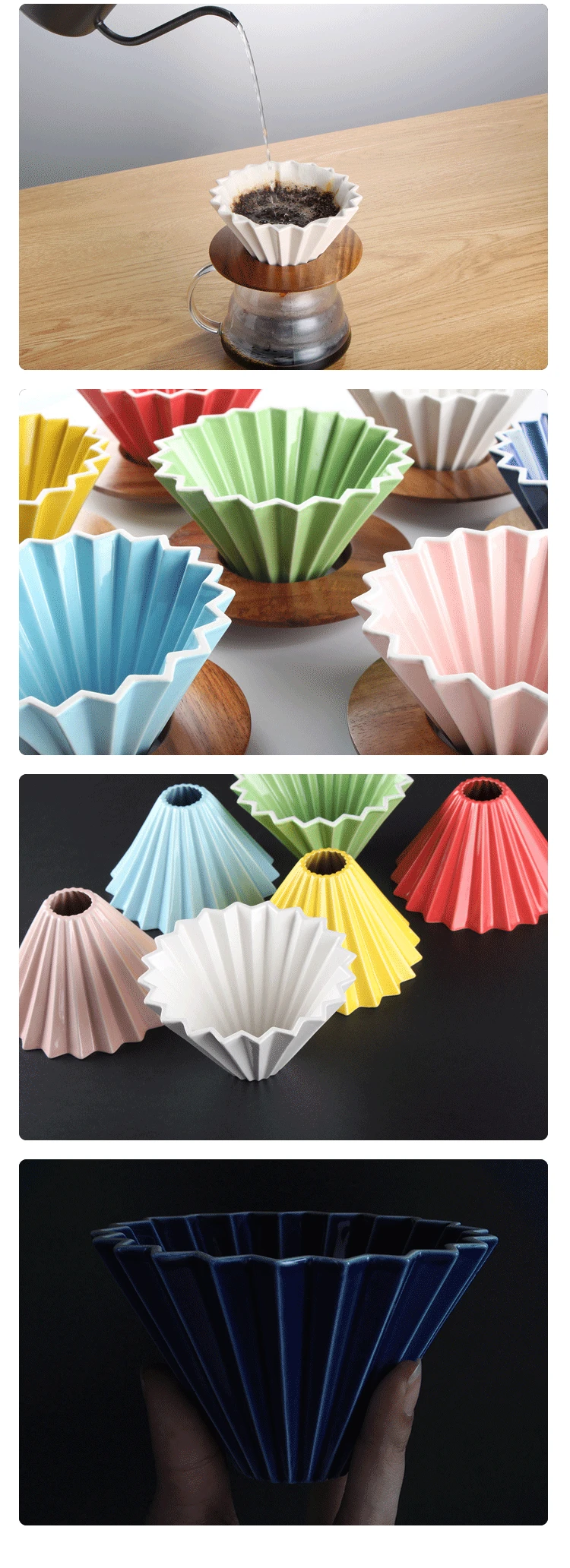 Filtres à Café Hario V60 Taille 02 - 100 Filtres Papier Naturel Non Blanchi - Pour Une Extraction Parfaite