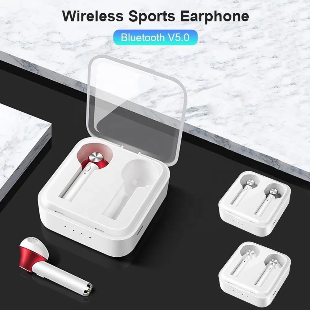 Беспроводные спортивные наушники TWS Bluetooth 5 0 Автоматическое Сопряжение 3D HD Hi Fi