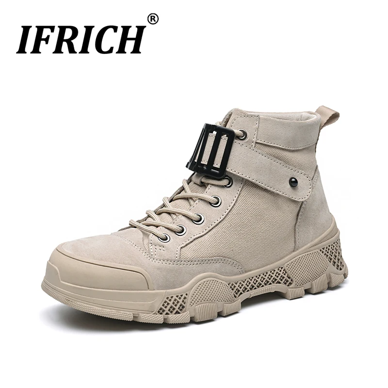 Spring Working Safety Boots Men Black Mens Leather Casual Sneakers Non-Slip Tactical Men Boots Rubber Outdoor Military Boots Man Spring Working Safety Boots Men Black Mens Leather Casual Sneakers Non-Slip Tactical Men Boots Rubber Outdoor Military Boots Man