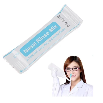 

New 10 /Pcs Nasal Salt Wash Sinus Allergies Nose Rinse Relief Saline Adults Children Nose Cleaner