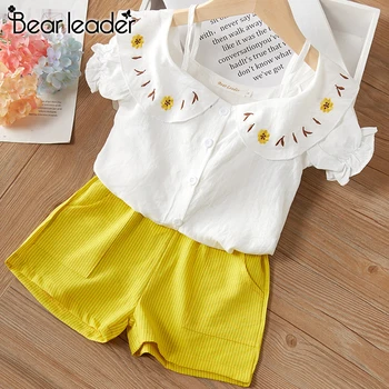 

Bear Leader Children Clothing Sets New Summer Girls Casual Suits Floral T-shirt and Pants 2Pcs Sweet Kids Outfits Girl Clothing
