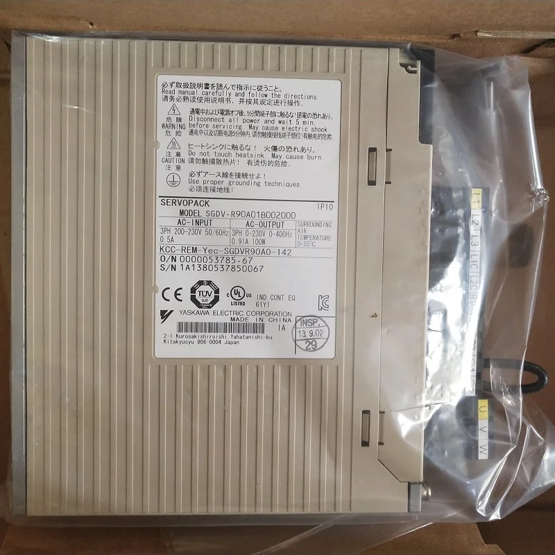 Yaskawa sgmjv серии 100 Вт сервопривод SGDV-R90A01B