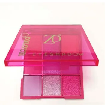 

9 Colors Fashion Eyeshadow Palette Smudge-proof Silk Eye Makeup Waterproof Pigmented Lasting Long Wear Color Eye Shadow Compact