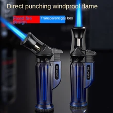 

Portable Barbecue Special Spray Gun Straight Into The Lighter, Moxibustion/cigar Baking, Windproof Straight Into The Blue Flame