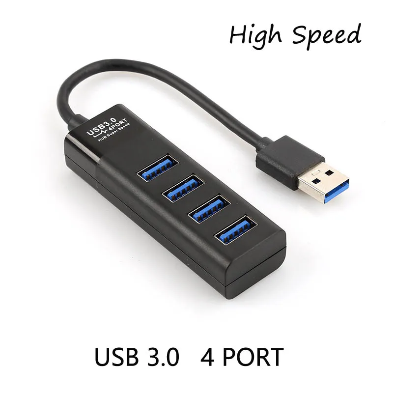 

High Speed USB 3.0 4 Ports HUB 5Gbps High Speed USB3.0 Splitter for Laptop Computer Phone Table