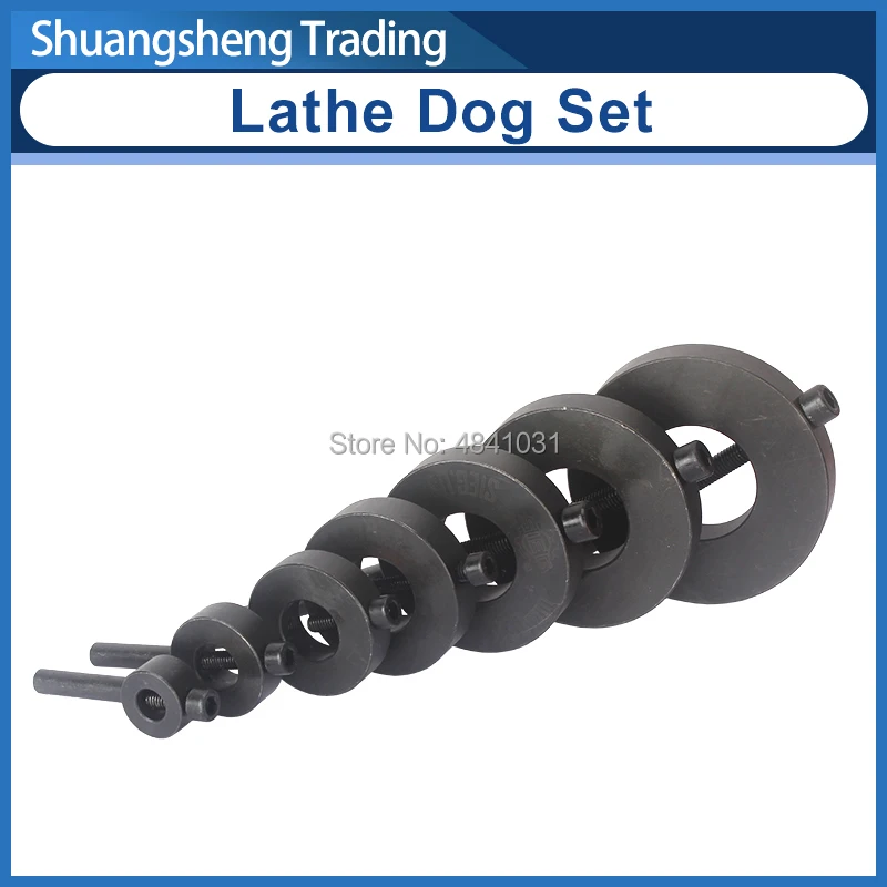 7PCS Lathe Dog Set Chicken Heart Chuck Suitable for all kinds of lathes | Инструменты