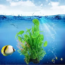 Новое поступление Искусственные пластиковые зеленые растения Нарцисс водная Трава Аквариум, декоративный орнамент аксессуары для украшения дома