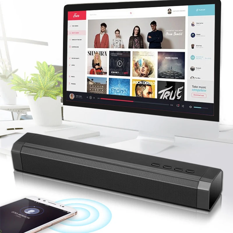 Bluetooth Speaker USB Dual Speaker Button Adjustment Card Call Function Bluetooth Speaker Wireless Subwoofer Bluetooth Speaker