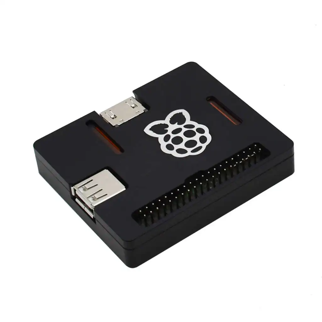 Для Raspberry Pi 3A+ Raspberry Pi3 Модель B+ металл с ЧПУ охлаждения Ультратонкий корпус двойной частоты(черный
