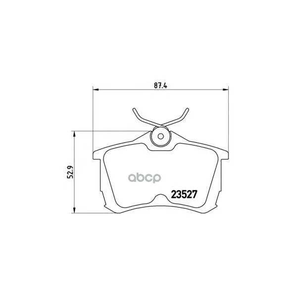 Колодки Тормозные Honda Accord 2.0/2.2/2.4 98 Задние Brembo P28030 Brembo арт. P28030
