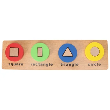 

1 Set Wooden Building Block Toys Geometric Matching Toy Educational Toys