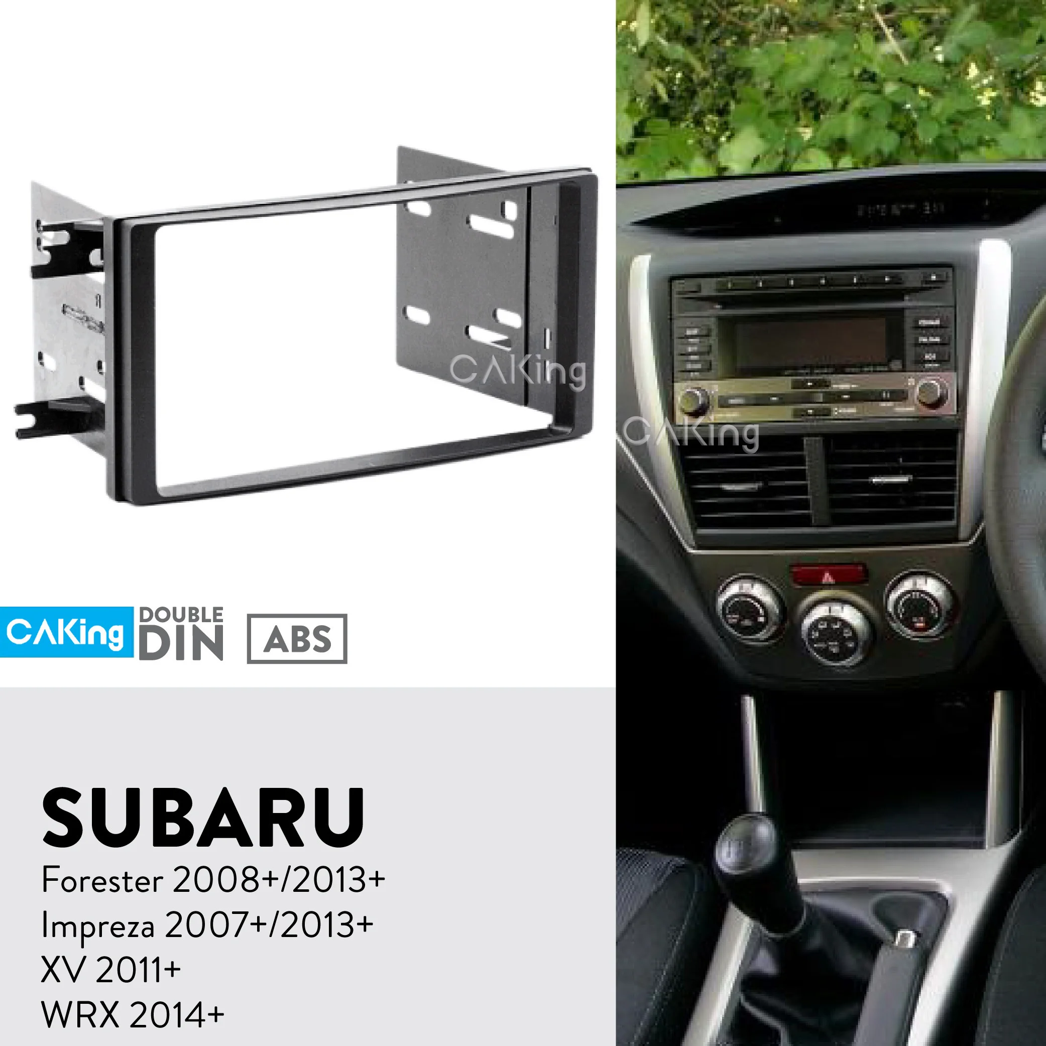 Автомобильная радиопанель Fascia Для SUBARU Forester 2008 +/2013 + Impreza 2007 комплект приборов