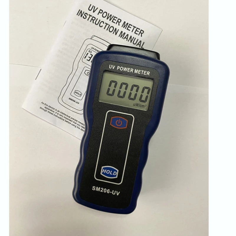 Solar UV Power Meter Digital Broadband UV Detector UVA UVB Lamp Solar Film Ultraviolet Light Source Irradiance Intensity Tester