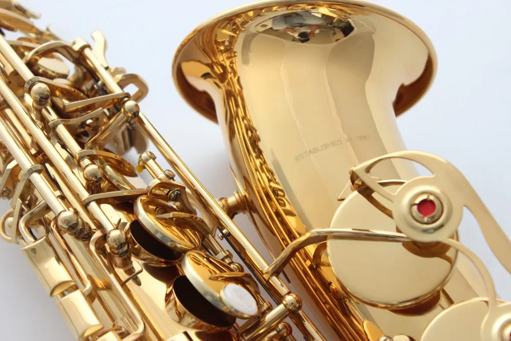 De Xin Саксофон альт 200DT Профессиональный альт саксофон на заказ серия высокий саксофон черный лак с мундштуком трости шеи чехол