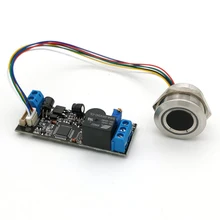 Placa de controle de impressão digital, k202 + r503 dc12v placa de controle de impressão digital de baixo consumo de energia + r503 módulo de impressão digital