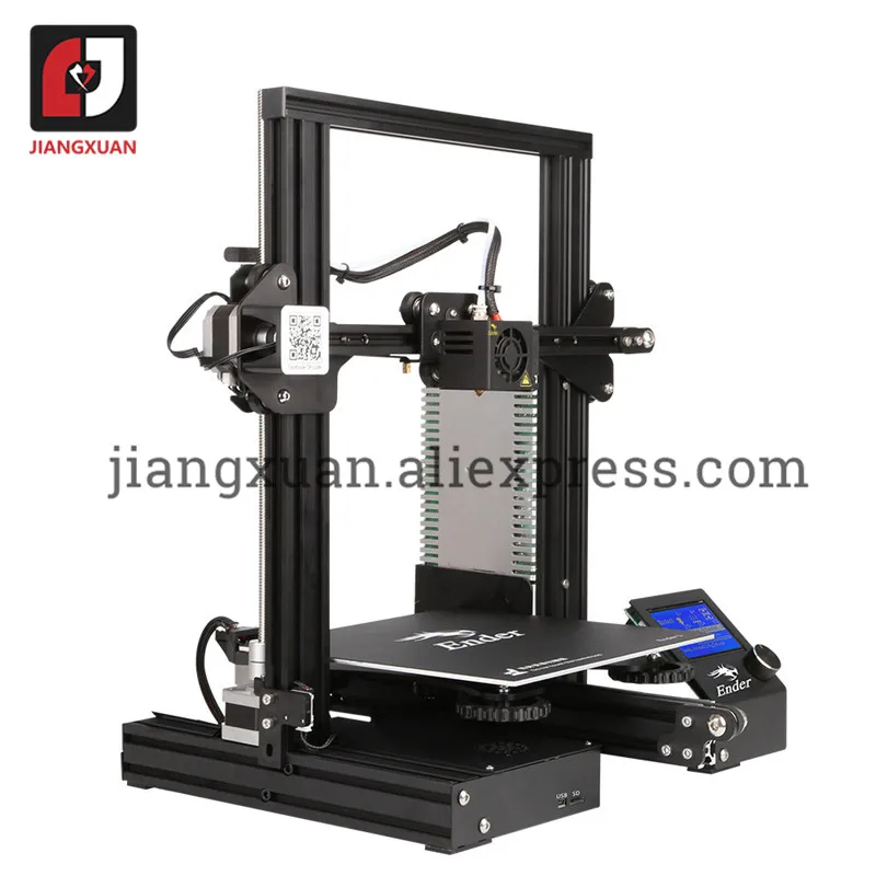 3D принтер Ender-3 V-slot reume Power Failure печать DIY KIT горячее закаленное стекло опционально