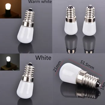 

1pc Mini Lamparas Refrigerator Light E14 LED Lamp Bulbs Freezer Fridge Chandelier