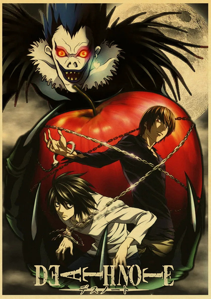 Death Note Poster Clear Image | Death Note Poster Wall | Anime ...