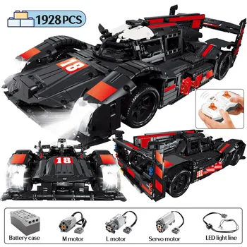 

1928PCS City For Technic Remote Control R18 Racing Building Blocks RC /non-RC Electric Car Bricks Toys for children