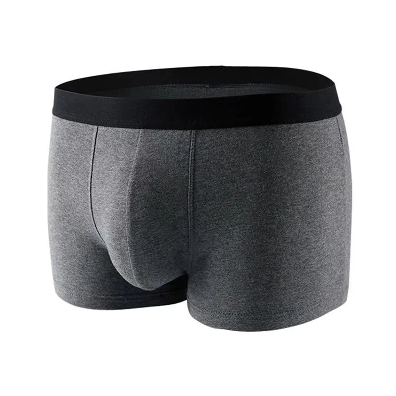 8Pcs/Lot Underpants Cotton Men Boxers Pure Man Shorts Comfortable Solid Shorts Boxers Male Breathable Panties Underwear